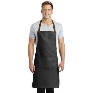 Port Authority Market full-length bib apron