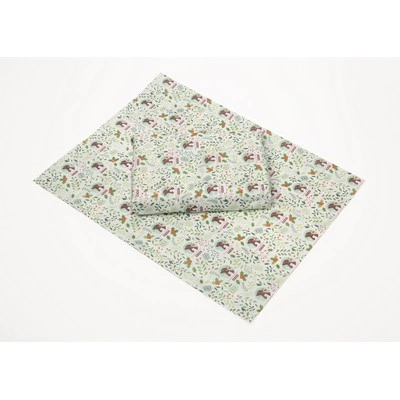 Full color custom white tissue paper sheet