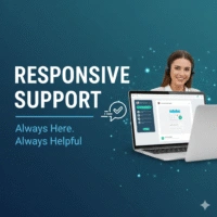 Responsive support team assisting customers