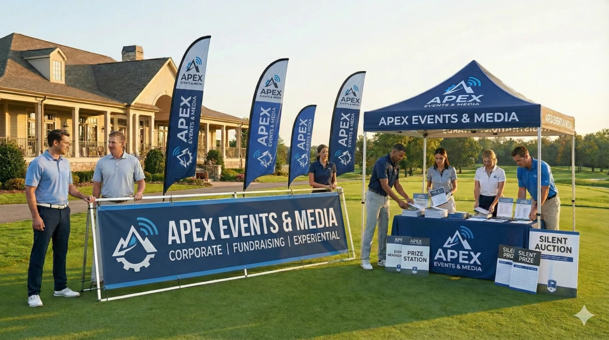 Custom event signs and banners for promotions and fundraisers